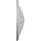 Ekena Millwork Brontes Ceiling Medallion (Fits Canopies up to 3 5/8"), Hand-Painted Frost, 25 1/2"OD x 5 1/2"P CM25BRFRF - alternate 2